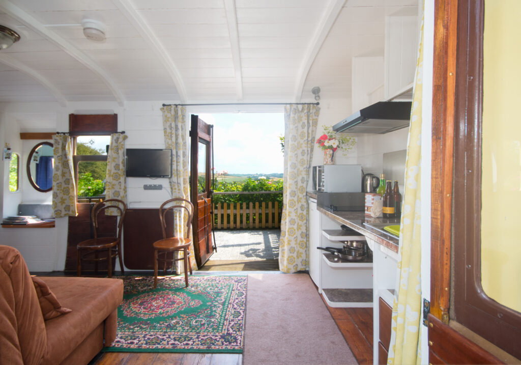 Millpool looking from the front door to the terrace